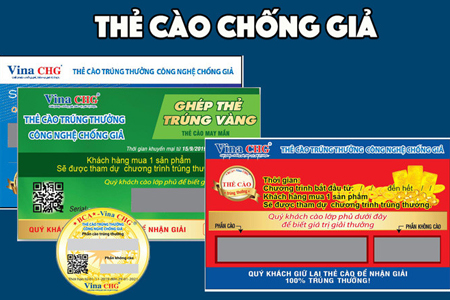 Thẻ phủ nhũ, thẻ cào chống giả