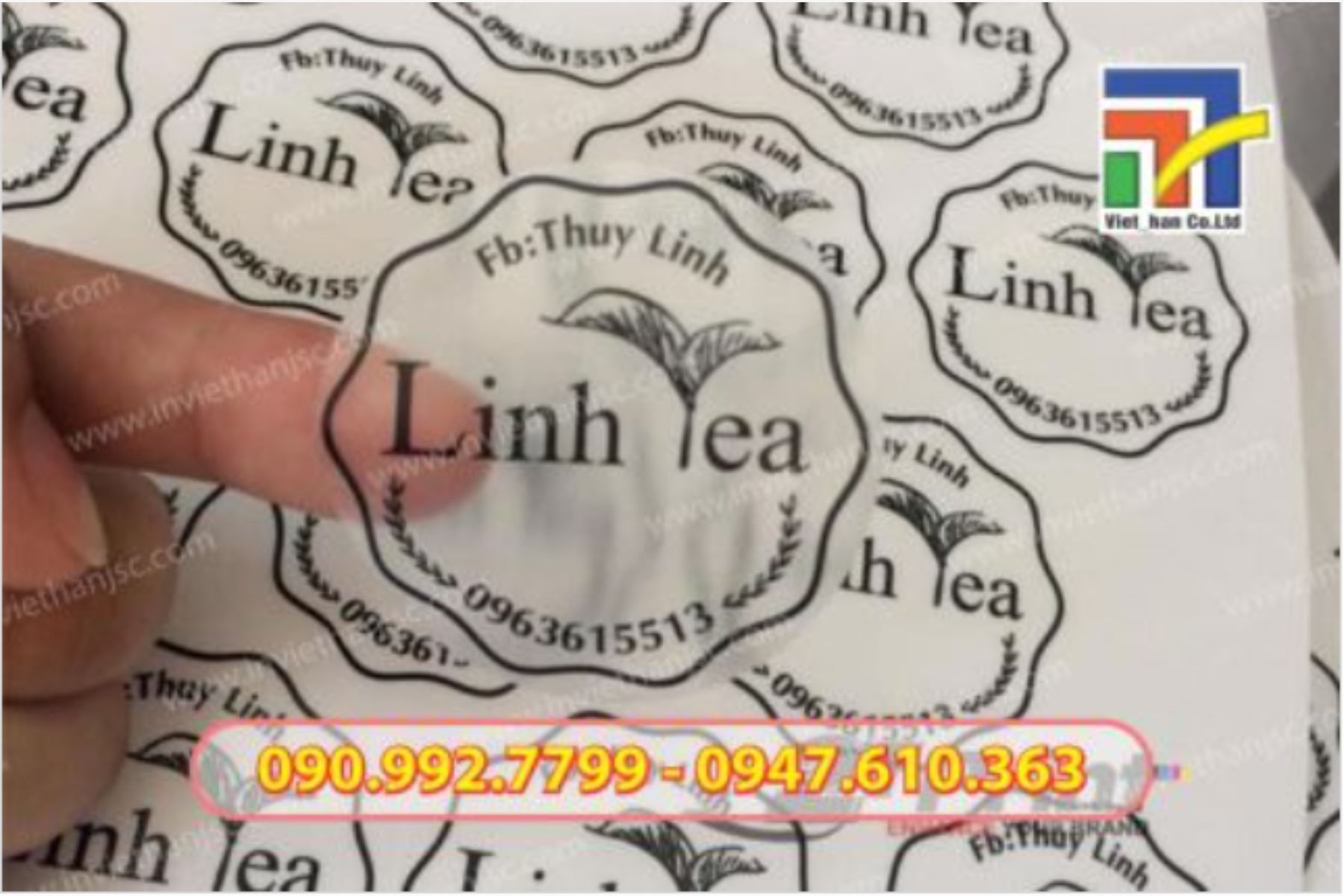 Xưởng in nhãn dán decal lấy nhanh - giá rẻ bất ngờ tại Hà Nội