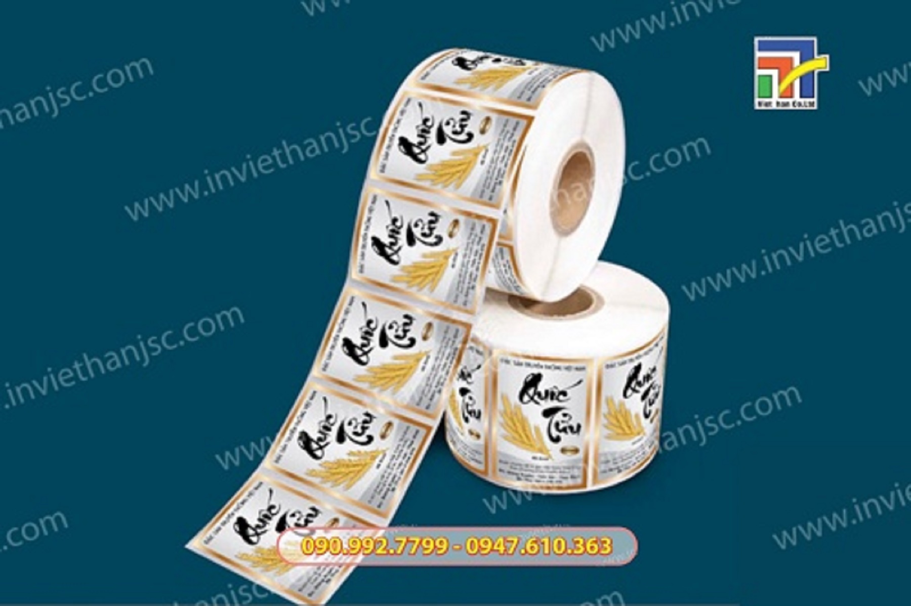 In tem cuộn, nhãn dán dạng cuộn