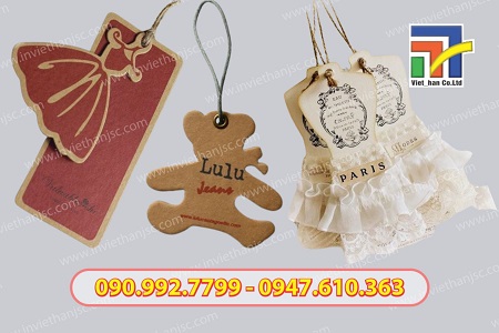 In thẻ treo, thẻ bài, hangtag theo yêu cầu, Cực Nhanh