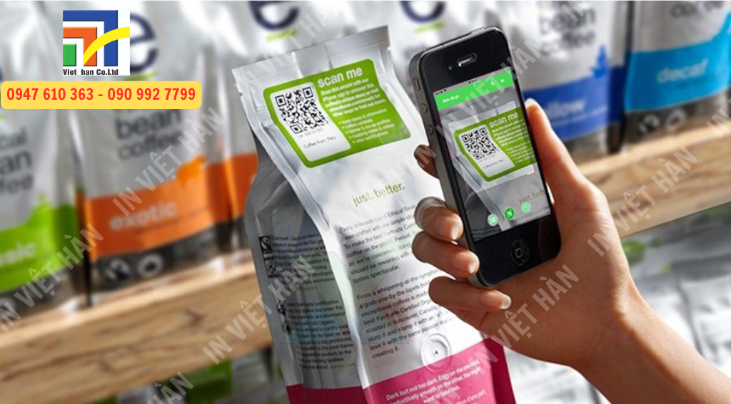 Mẫu in tem Barcode v&agrave; QR Code biến đổi