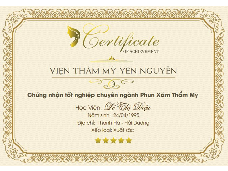 In bằng khen giấy khen chứng chỉ lấy ngay