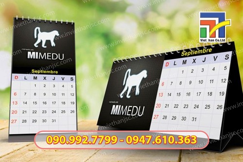 thiết kế lịch độc quyền dành riêng cho doanh nghiệp