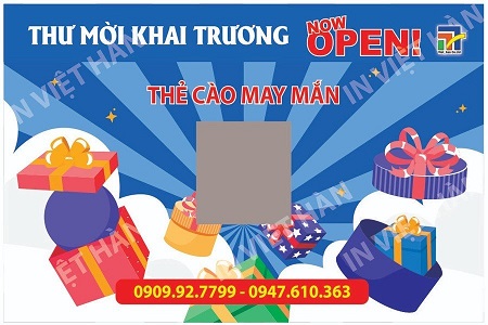 Chất liệu in thẻ cào đa dạng