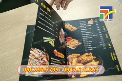 menu nhựa