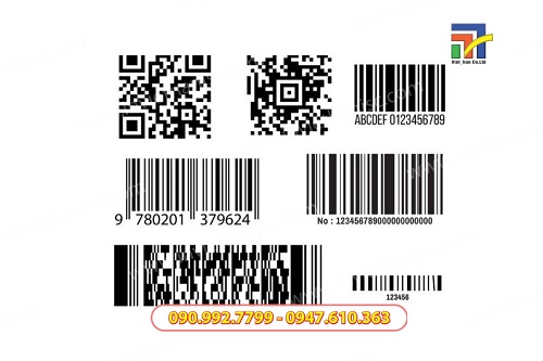 in tem nhãn sticker, barcode, qr code, mã vạch